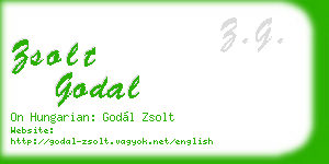 zsolt godal business card
